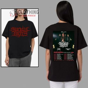 Suicidal Angels Profanation Over Europe 2024 Tour Shirt Suicidal Angels Tour Dates 2024 T Shirt