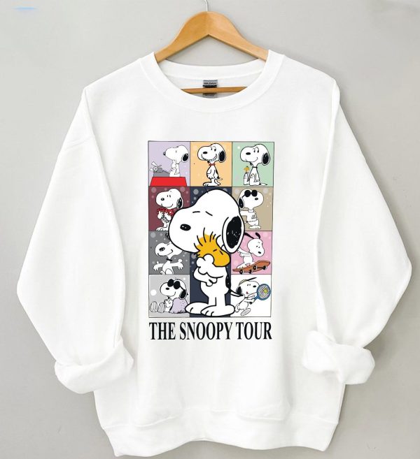 Swift Eras Tour Snoopy Sweatshirt, Snoopy Dog Sweater, Swiftie Eras Crewneck, The Snoopy Tour Shirt