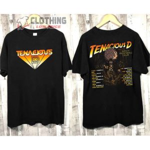 Tenacious D And Spicy Meatball Tour 2024 Merch, Tenacious D UK Tour 2024 Shirt, The Spicy Meatball Tour Hoodie