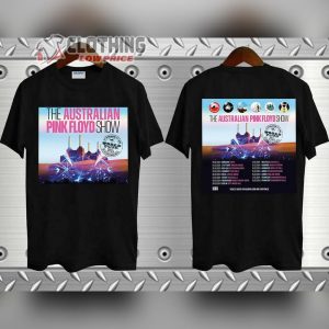 The Australian Pink Floyd Show 2024 Tour Setlist Unisex T-Shirt, The 1st Class Travelling Set Shirts, Pink Floyd World Tour 2024 Shirt, The Dark Side Of The Moon Merch