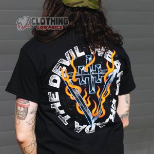 The Devil Wears Prada TDWP Symbol 2 Flaming T-shirt