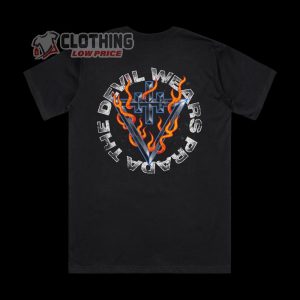 The Devil Wears Prada TDWP Symbol 2 Flaming T shirt 3