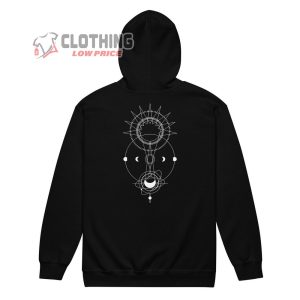 The Eclipse Merch Solar Eclipse 2024 Zip Hoodie 1