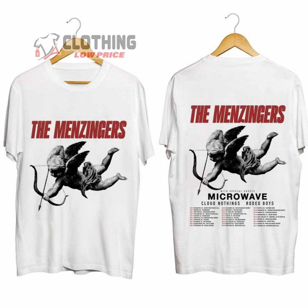 The Menzingers Tour Merch, The Menzingers With Microwave, Cloud Nothings, Rodeo Boys Shirt, The Menzingers Fan T-Shirt