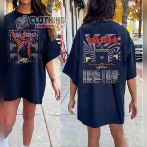 The Native Howl Tour Setlist 2024 Shirt Vintage Black Sabbath 2023 2024 Tour T Shirt Black Sabbath Tour Forever Forever Tour Merch Rock Band Music Shirt1