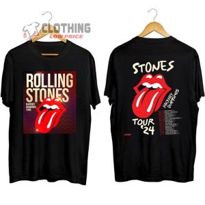 The Rolling Stones Tour Dates 2024 Merch, The Rolling Stones North American Tour Shirt, The Rolling Stones Tour 2024 Tickets T-Shirt