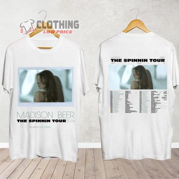 The Spinning Tour 2024 Madison Beer Shirt, Madison Beer Tour Merch, Madison Beer Shirt, The Spinning 2024 Concert Fan Gift