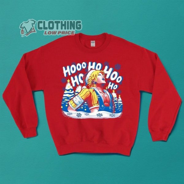 Tidus Laugh Sweatshirt, Trending Jolly Tidings Yuna, Internet Meme Tee, Ugly Christmas Sweater, Christmas Tee Gift
