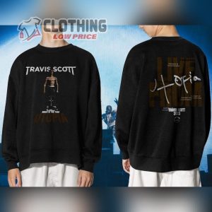 Travis Scott Shirt Travis Scott Utopia T Shirt Travis Scott Live From Utopia 2023 Shirt Travis Scott Circus Maximus Tour Merch 1