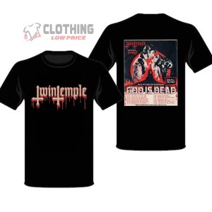 Twin Temple Classic Logo Merch Twin Temple God Is Dead Tour 2024 T shirt