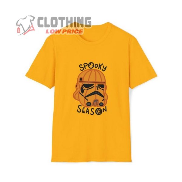 Unisex Star Wars Halloween T-Shirt  – Pumpkin Stormtrooper