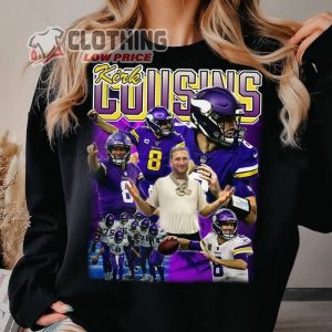 Vintage 90S Graphic Style Kirk Cousins T-Shirt, Kirk Cousins Shirt, Vintage Oversized Sport Tee, Retro American Football Bootleg