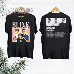Vintage Blink-182 One More Time 2024 Tour Merch, Graphic Blink 182 Band Shirt, One More Time 2024 Tour Pierce The Veil T-Shirt