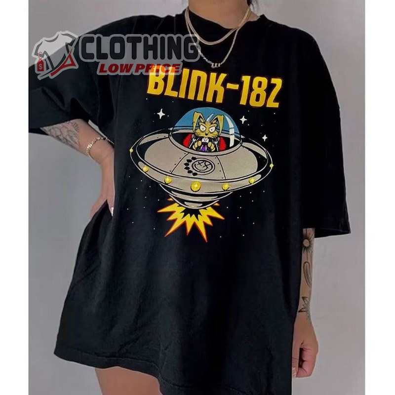 Vintage Blink 182 Shirt, Blink 182 Halloween Shirt, 2023 Blink 182 Rock Band World Tour Merch Tshirt
