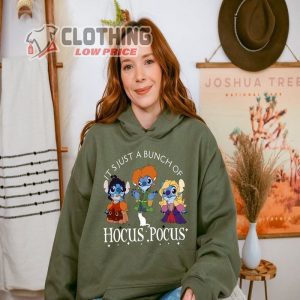 Vintage Disney Stitch ItS Just A Bunch Of Hocus Pocus Halloween Sweatshirt 3