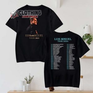 Vintage Graphic Luis Miguel Oversize Shirt, Vintage Luis Miguel Tour 2024 Shirt, Luis Miguel Tour Setlist 2024 Merch, Luis Miguel Shirt, Luis Miguel Concert Presale Tee