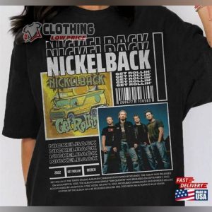 Vintage Nickelback Music Shirt Nickelback Tour 2024 Merch Nick
