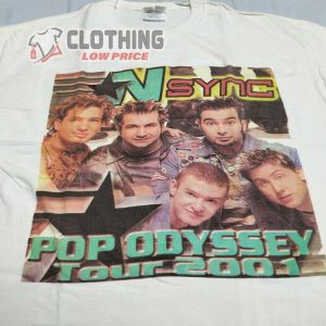 Vintage Nysnc 2000S Tshirt Tour Backstreet Boys U2 Oasis Pop Music 1