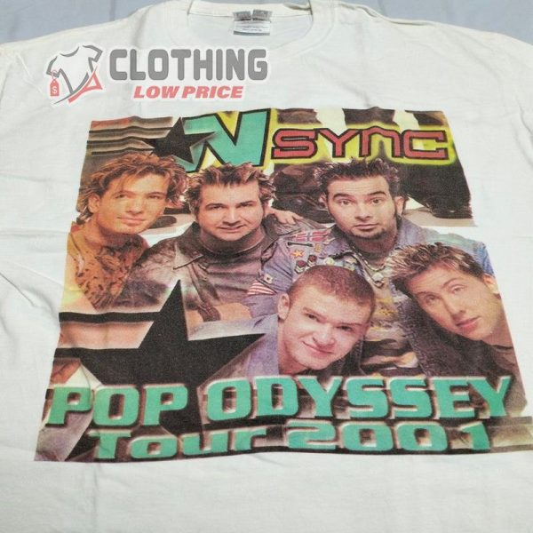 Vintage Nysnc 2000S Tshirt, Tour Backstreet Boys U2 Oasis Pop Music