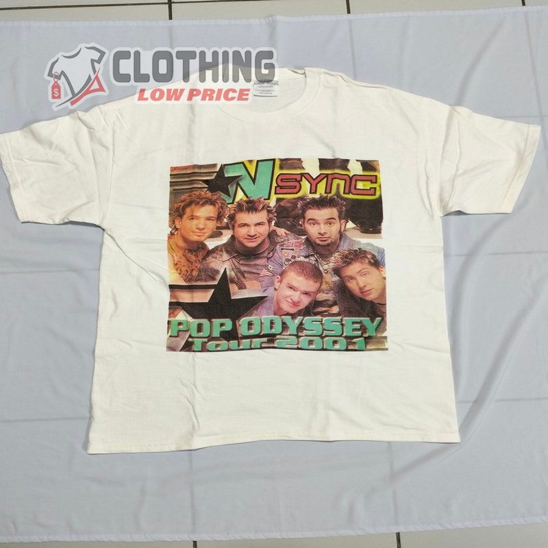 Vintage Nysnc 2000S Tshirt, Tour Backstreet Boys U2 Oasis Pop Music