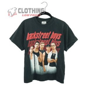 Vintage Original Backstreet Boys Black 100 Cotton Boy Band Crewneck T Shirt 2