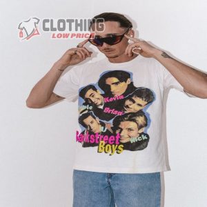 Vintage Y2K Boys Band Graphic T Shirt Backstreet Boys Music Tee Concert Merch T Shirt 2000S 3