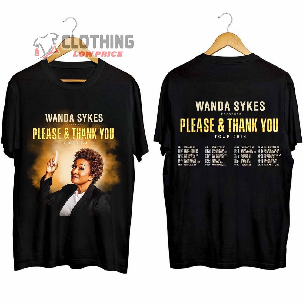 Wanda Sykes Please & Thank You 2024 Tour Merch, Wanda Sykes 2024 Tour