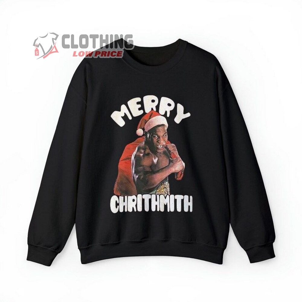 Mike Tyson Merry Chrithmith Funny Christmas Sweater