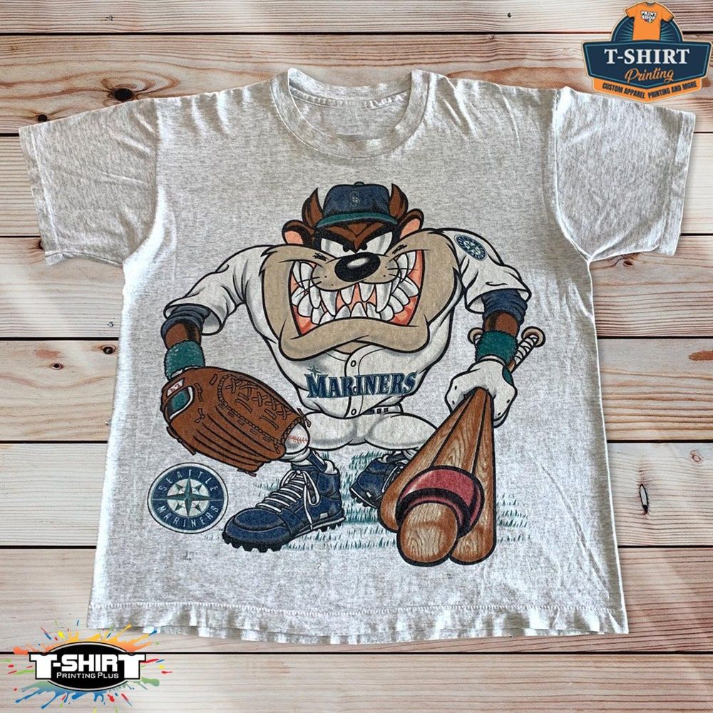 MLB Seattle Mariners Looney Tunes Taz T-Shirt