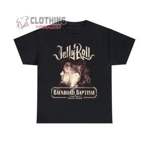 2024 Backyard Baptism Tour T Shirt Jelly Roll Concert Tee Jelly 1