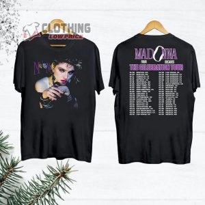 2024 Madonna Tour Merch, Madonna The Celebration Tour 2024 T-Shirt, Madonna Tour Dates 2024 T-Shirt