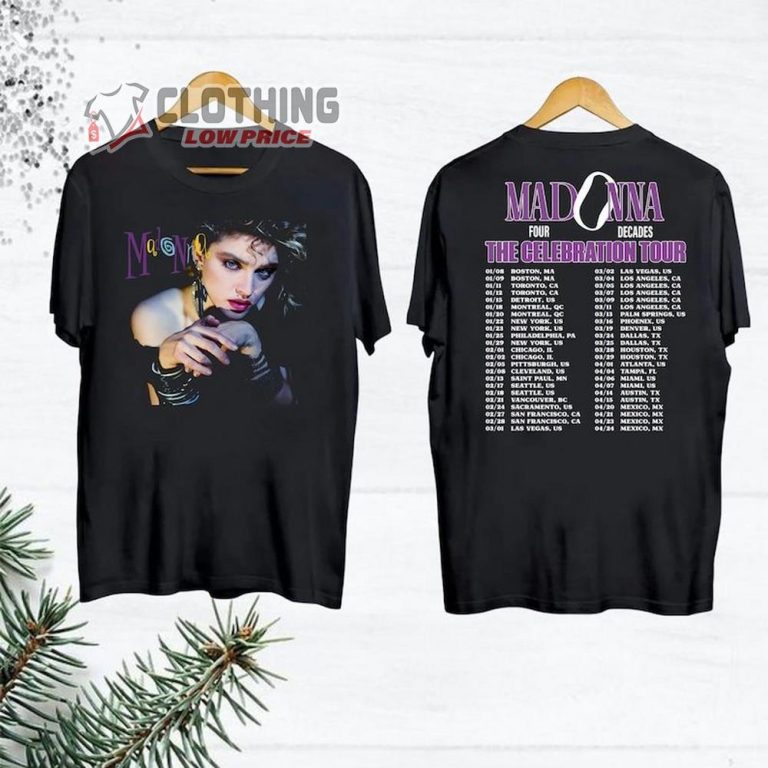 2024 Madonna Tour Merch, Madonna The Celebration Tour 2024 TShirt