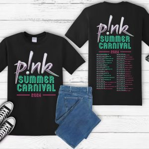 2024 P!nk Pink World Tour Unisex T-Shirt, P!nk Pink Singer Summer Carnival 2024 Festival World Tour Hoodie, Sweatshirt