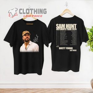 2024 Sam Hunt Outskirts Tour T- Shirt, Sam Hunt 2024 Concert Merch, Sam Hunt Signatures Shirt, Sam Hunt Outskirts Tour Merch