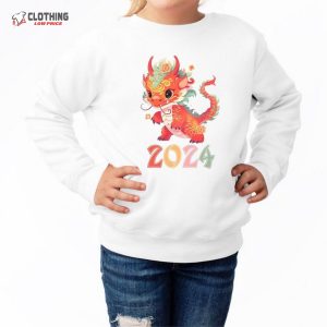 2024 Year Of The Dragon Sweatshirt Chinese New Year 2024 Sweater China Clothing Shirt China New Year 3