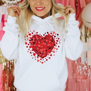3D Hearts Valentines Day Shirt Cute Valentine Shirt Cheetah Valentines 2