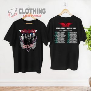 90S Vinatge Aerosmith Shirt, 2023 Tour Peace Out Farewell Aerosmith Band Shirt, Aerosmith Rock N Roll Shirt