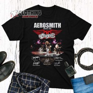 Aerosmith Farewell Tour 2024 Shirt, Rock Band Aerosmith Shirt, 2023 Tour Aerosmith Shirt, Farewell Tour Shirt, Aerosmith Band Fan Gift