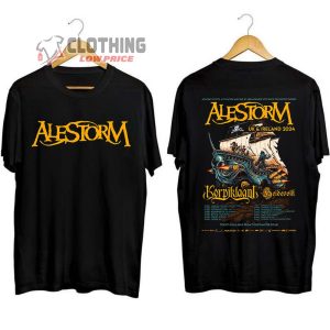 Alestorm UK And Ireland Tour Dates 2024 Merch Alestorm Tour 2024 Tickets Shirt Alestorm Tour 2024 UK T Shirt