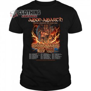 Amon Amarth Biggest North American Tour Dates 2024 Merch, Cannibal Corpse Tour Shirt, Amon Amarth Presale Code T-Shirt