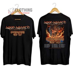 Amon Amarth Metal Crushes All Tour 2024 Merch, Cannibal Corpse Tour Shirt, Metal Crushes All Tour Vikings Of North America 2024 Fan Gifts T-Shirt