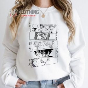 Anime Lover Sweatshirt Funny Manga Jjk Anime Gift Anime Fans Tee3