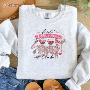 Anti Valentine Club Sweatshirt Funny ValentineS Day Shirt 1