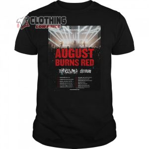 August Burns Red Tour 2024 Merch August Burns Red Band Shirt August Burns Red European Tour 2024 T Shirt