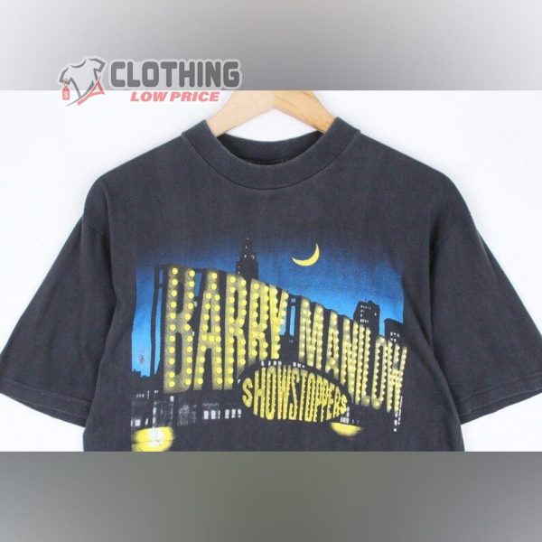 Barry Manilow Showstoppers T-Shirt, Vintage Barry Manilow Shirt, Barry Manilow Christmas Merch, Barry Manilow Fan Gift