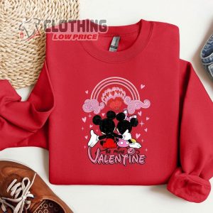Be My Valentine Vintage Mickey And Minnie Sweatshirt, Disney Valentine’S Day Shirt