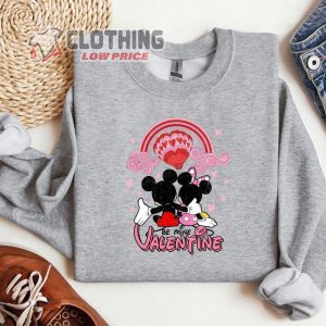 Be My Valentine Vintage Mickey And Minnie Sweatshirt Disney ValentineS Da 1