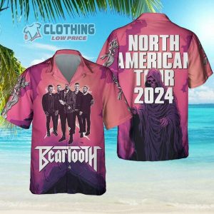 Beartooth Rock Band The Surface Album 3D Unisex Hoodie Sweatshirt Beartooth Tour 2024 Merch 2024 Beartooth Concert Ticket Shirt 5 1
