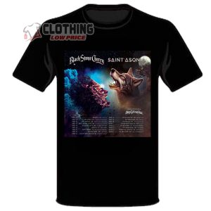 Black Stone Cherry And Saint Asonia Merch, Tour 2024 Black Stone Cherry And Saint Asonia Dates And Tickets T-Shirt Hoodie And Sweater