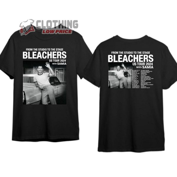 Bleachers US Tour 2024 Merch, Bleachers Concert 2024 Shirt, Bleachers Tour 2024 With Samia T-Shirt